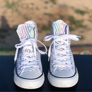 💚Converse Allstar Rainbow Star Sneakers